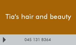 Tia's hair and beauty logo